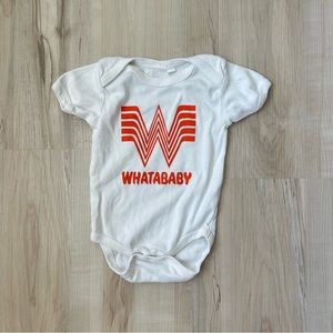 Whataburger Baby inspired onesie